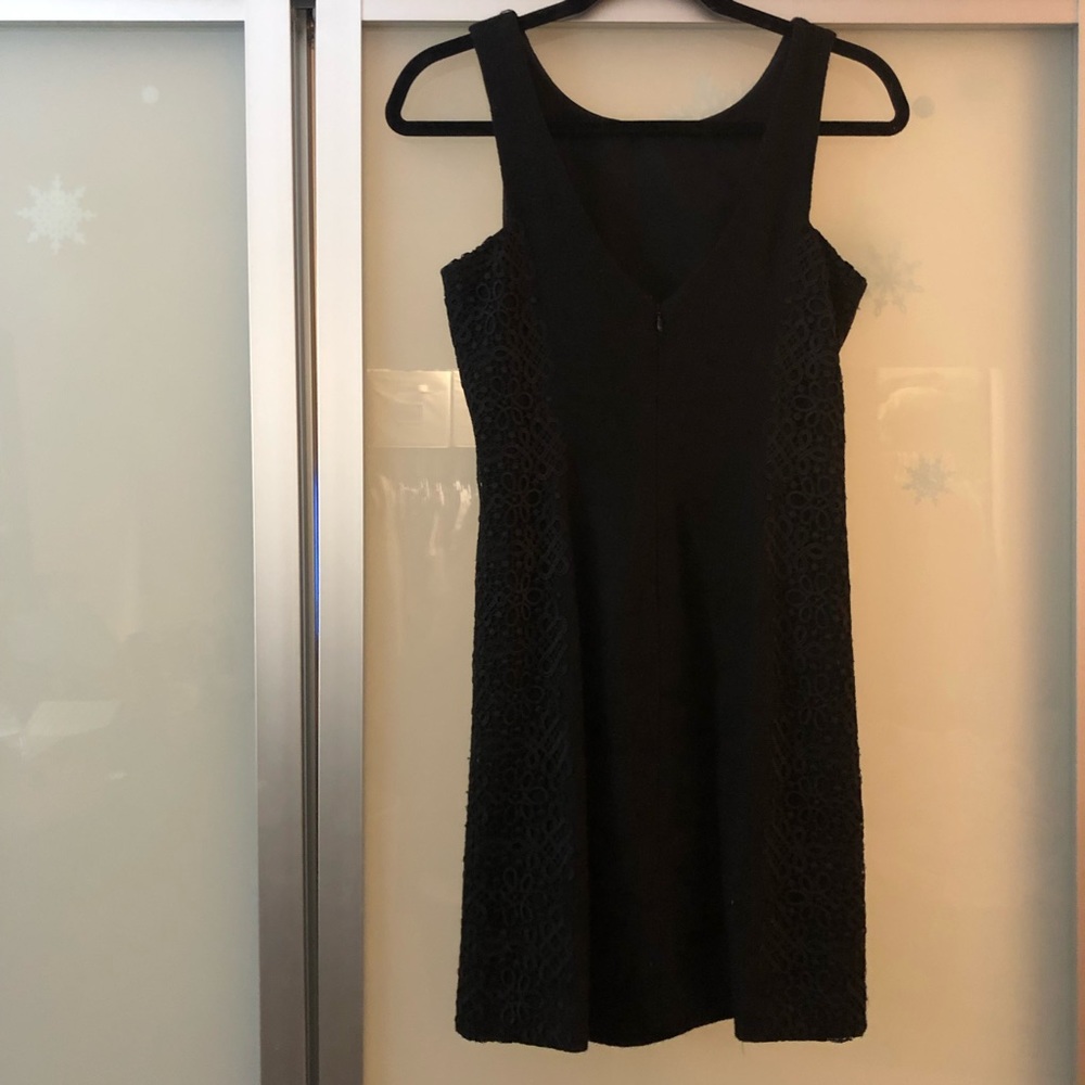 Black banana republic dress wool